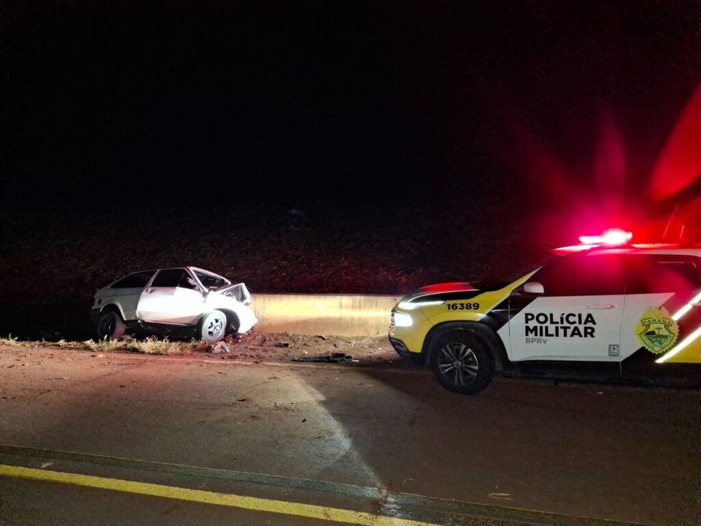 Jovem morre após acidente na PR-462, entre Iretama e Roncador