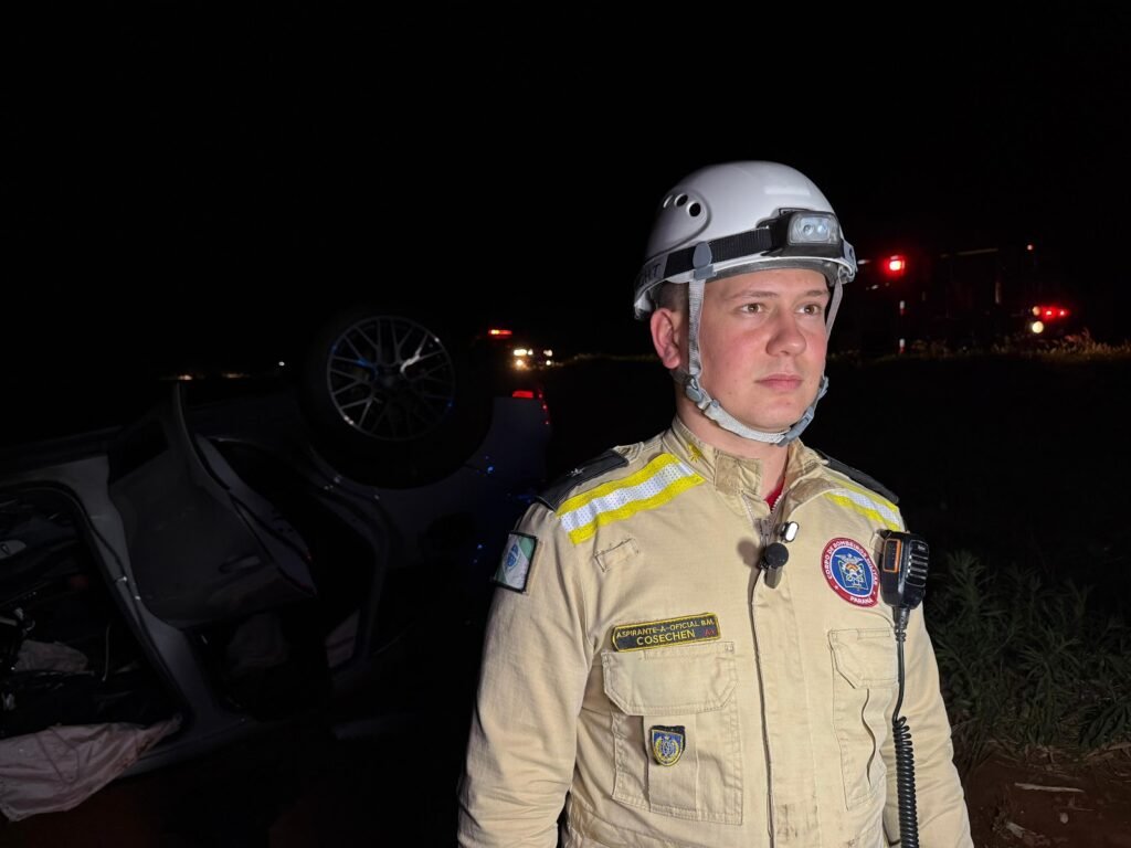 Aspirante relata atendimento a grave acidente na BR-467