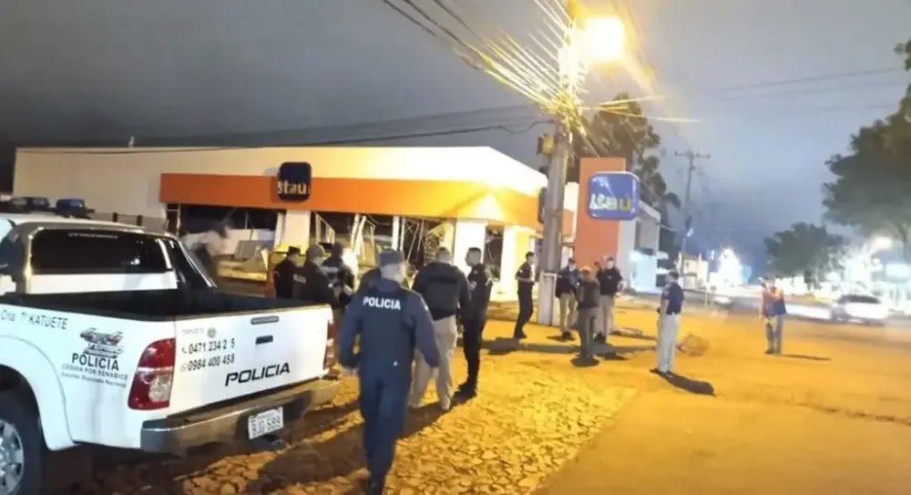 bando rouba banco em Katueté, no Paraguai