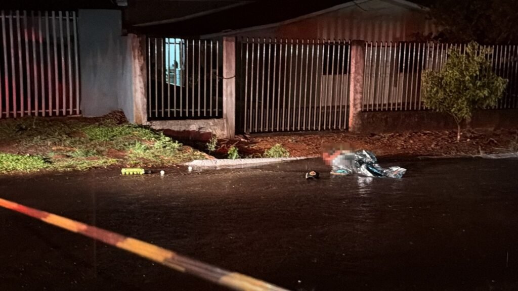 Homem é morto a tiros em via pública em Santa Tereza do Oeste