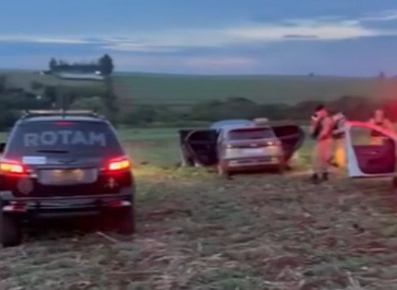 Traficante é vítima de tentativa de assalto enquanto transportava carga de maconha na PR-551