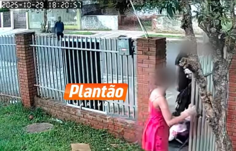 Homem é preso após mostrar partes íntimas para mulher e crianças em Maringá