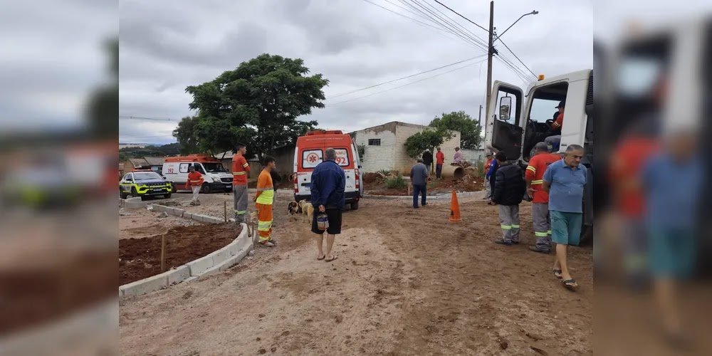 Motociclista morre após acidente com caminhão em Ponta Grossa