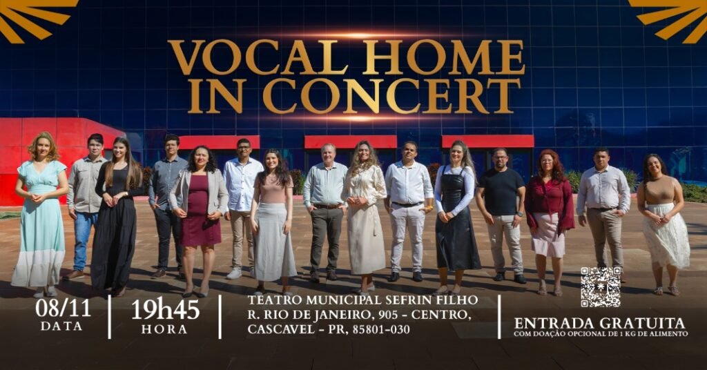 Espetáculo gratuito, com fé e música em Cascavel