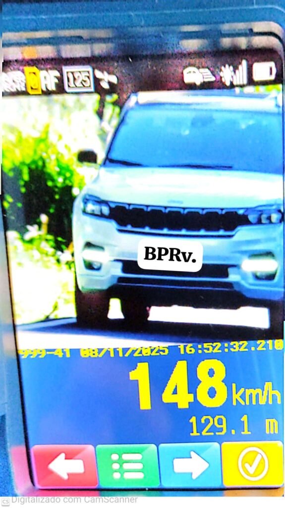 Operação Radar na PR-364 Registra 198 Veículos Acima da Velocidade Permitida