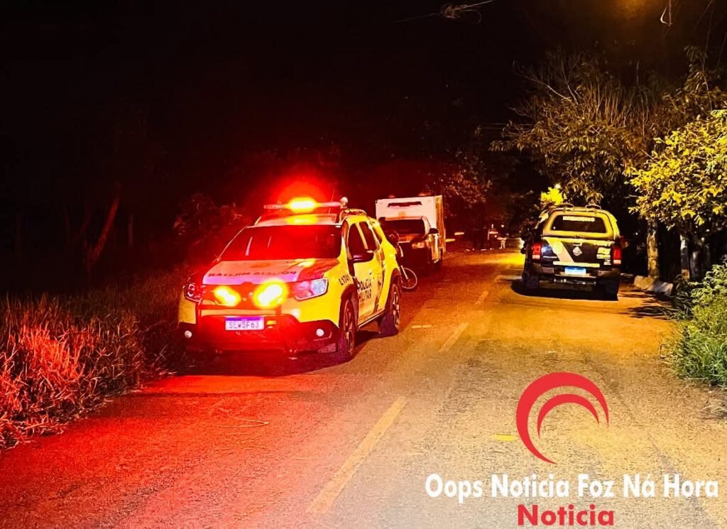 Homem é executado por dupla em moto no bairro Cidade Nova, em Foz do Iguaçu