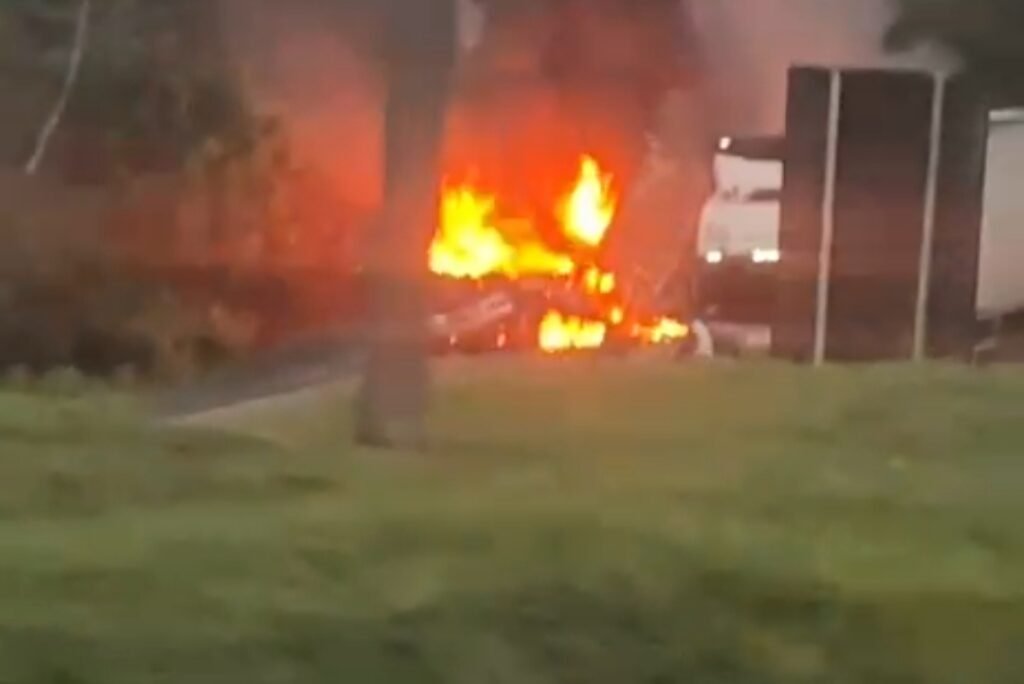 Grave acidente na BR-376 mobiliza equipes de resgate em Tijucas do Sul