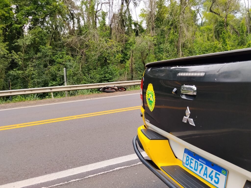 motociclista morre após sair da pista em Iretama