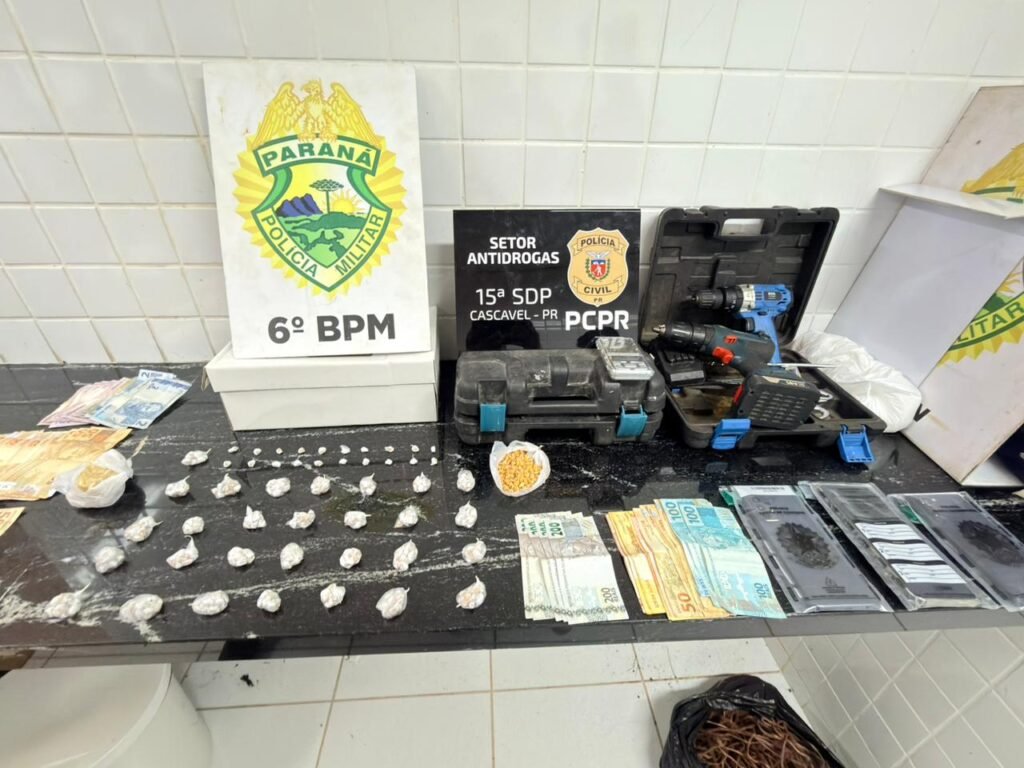 Cachorra Bersa localiza 500 pedras de crack em Cascavel