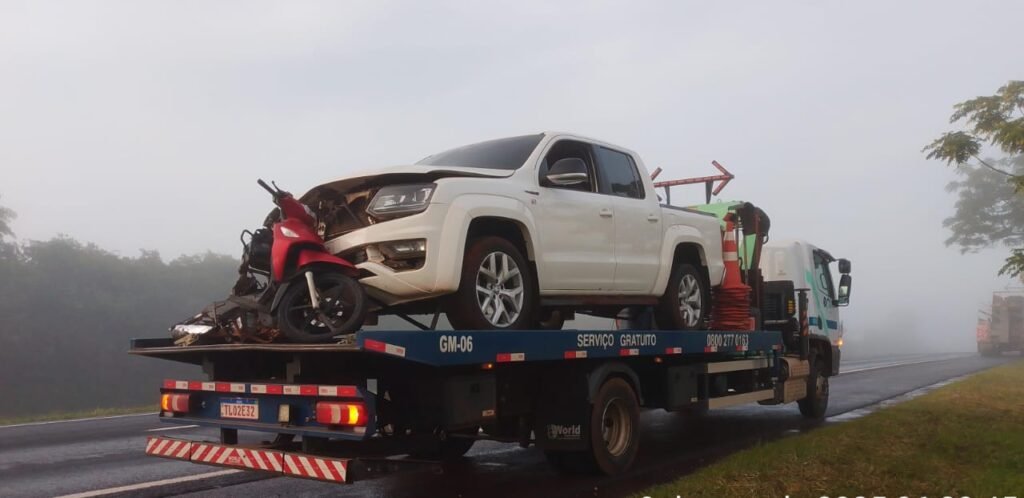 Motociclista morre atropelado por Amarok em Medianeira