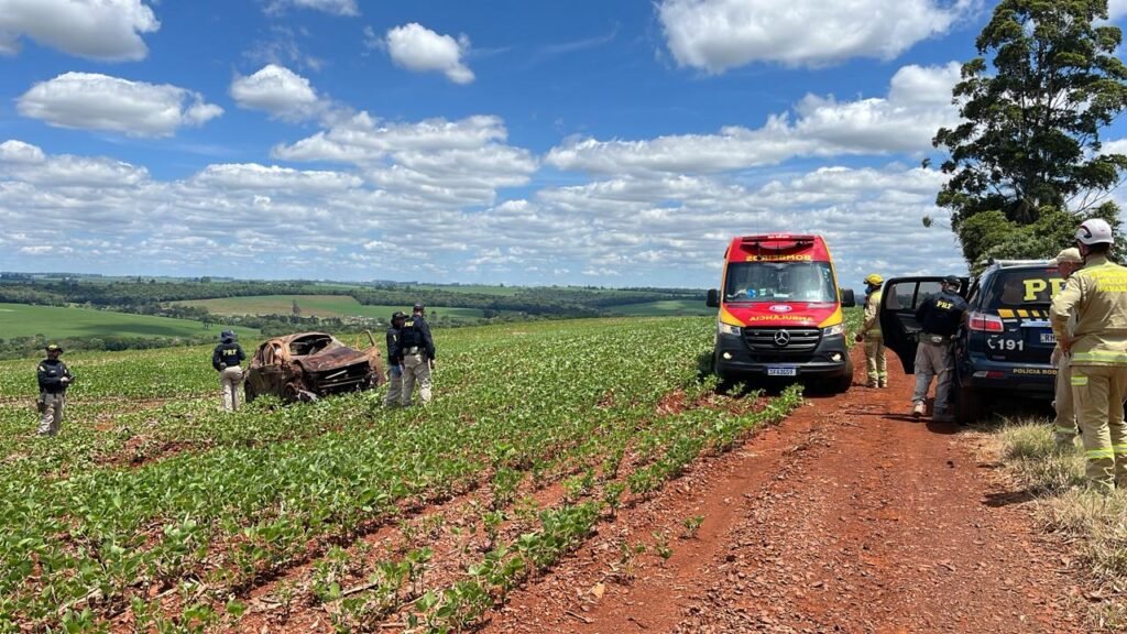 Capotamento é registrado na BR-369