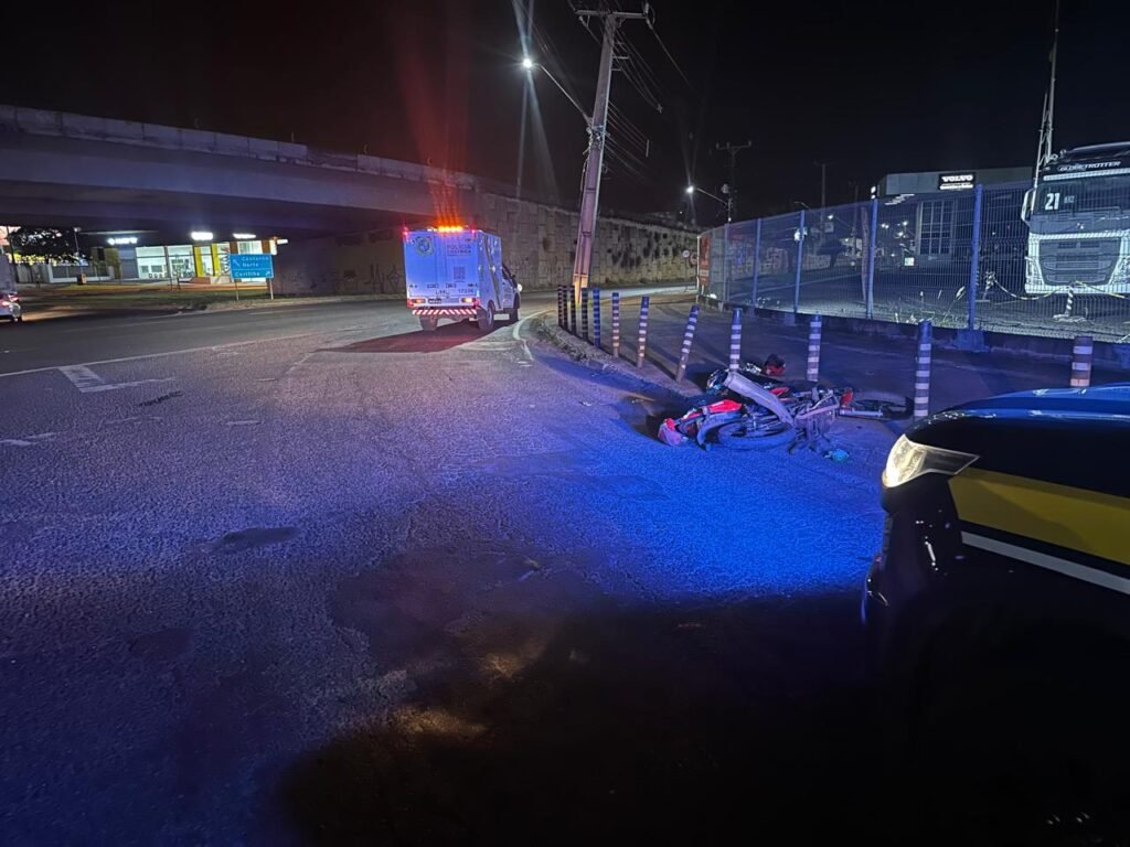 Motociclista morre ao perder controle da moto em Maringá; cidade já tem 10 mortes no trânsito este mês