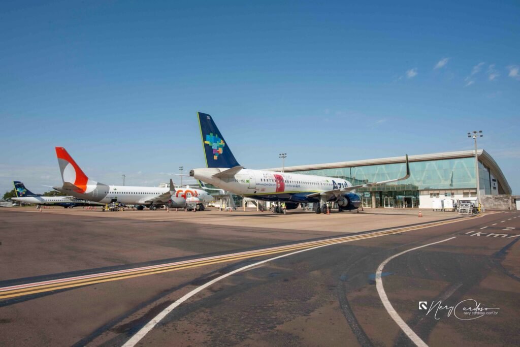 Aeroporto Regional de Cascavel ultrapassa marca de 400 mil passageiros e bate novo recorde