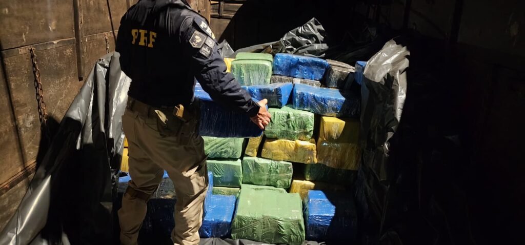 PRF apreende mais de 5 toneladas de maconha em Apucarana; motorista é preso