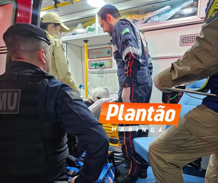 Homem é atacado com machadinha e fica gravemente ferido em Maringá