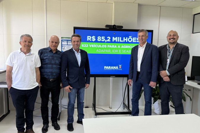 Governo do Paraná homologa aquisição de 622 veículos para o Sistema Estadual da Agricultura