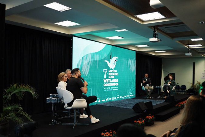 Sanepar é destaque em evento nacional sobre wetlands no tratamento de esgoto