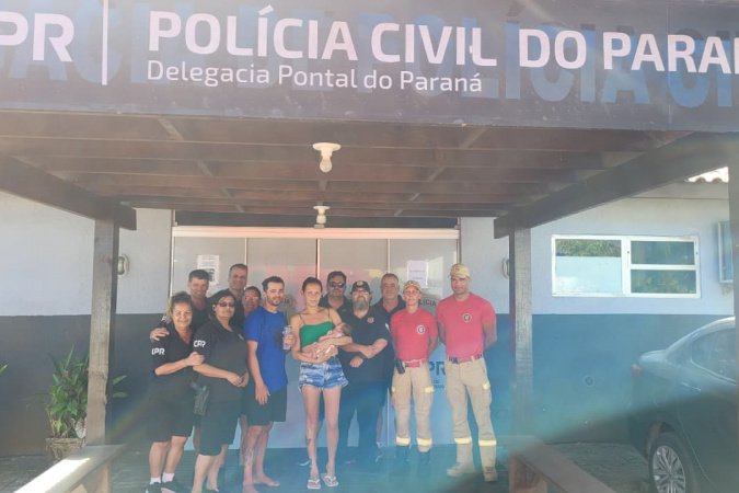Policial civil salva bebê que estava engasgado em Pontal do Paraná