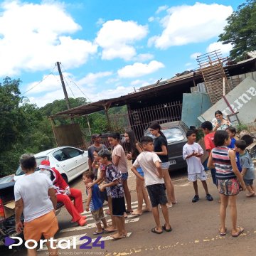 Ação social de Natal leva alegria a crianças de vários bairros de Cascavel
