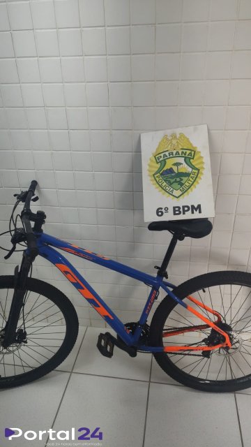 Homem é preso após furtar bicicleta em frente a igreja no centro de Cascavel