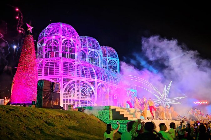 TV Paraná Turismo transmite o espetáculo “Natal no Jardim Botânico” na quinta