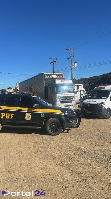 Motorista de caminhão é encontrado morto dentro do veículo em Irati