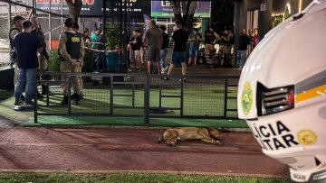 disparo de arma de fogo em bar envolve policial militar na Avenida Assunção