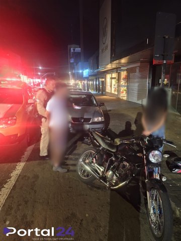 Polícia Militar recupera motocicleta furtada e apreende menor em Cascavel