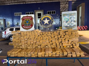 Receita Federal apreende 255,9 kg de maconha na Ponte da Amizade