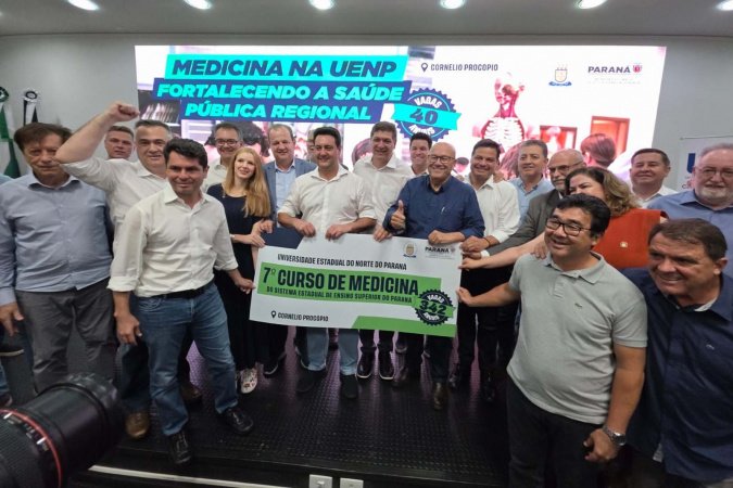 Ratinho Júnior autoriza implementação do curso de Medicina na UENP para atender o Norte Pioneiro