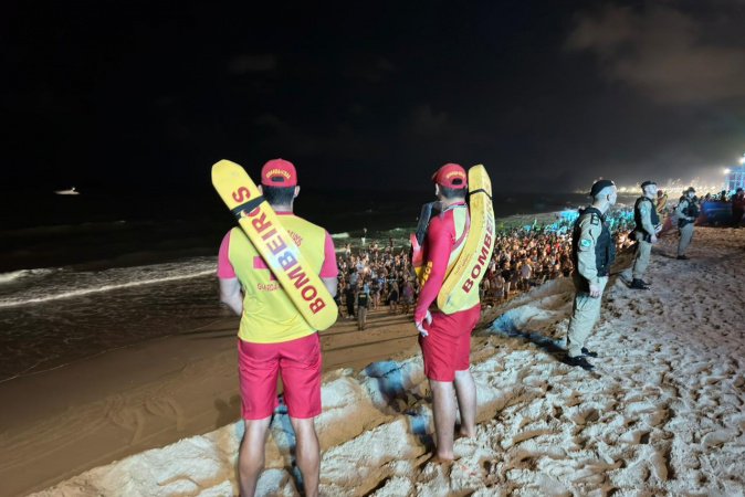 Bombeiros reforçam atuação em shows com motos aquáticas e drone com câmera térmica