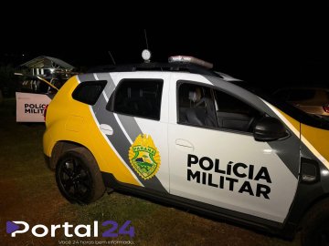 Criminosos atiram contra policiais durante roubo em residência rural em Paiçandu