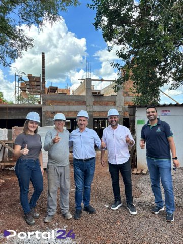 Obra do novo CAPS Infantojuvenil avança e reforça estrutura da saúde mental em Cascavel