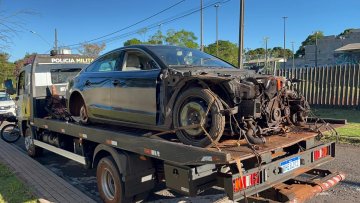 Patrulha Rural recupera Audi A5 roubado em Cascavel