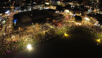 Toledo entra em 2026 com tradicional show pirotécnico no Diva Paim Barth