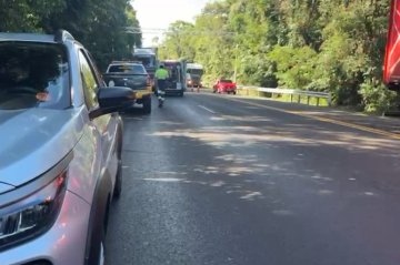 Trabalhador morre atropelado enquanto sinalizava obra na PR-182