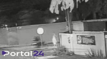 Vídeo mostra momento em que idoso é atropelado por motocicleta em Ponta Grossa