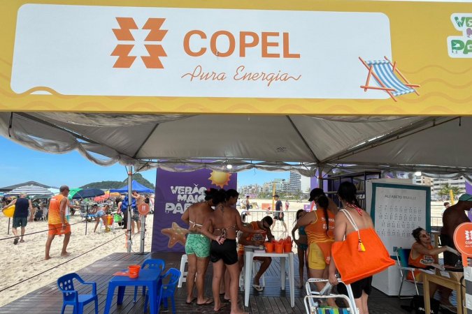 Copel leva orientações e serviços às praias no Verão Maior Paraná
