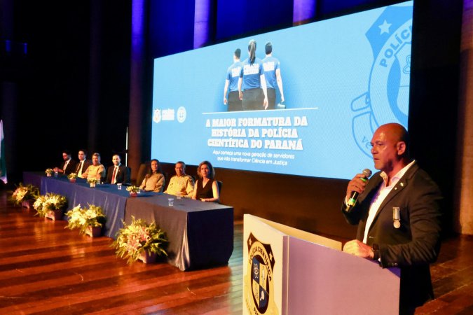 186 novos profissionais: Polícia Científica do Paraná realiza maior formatura de sua história