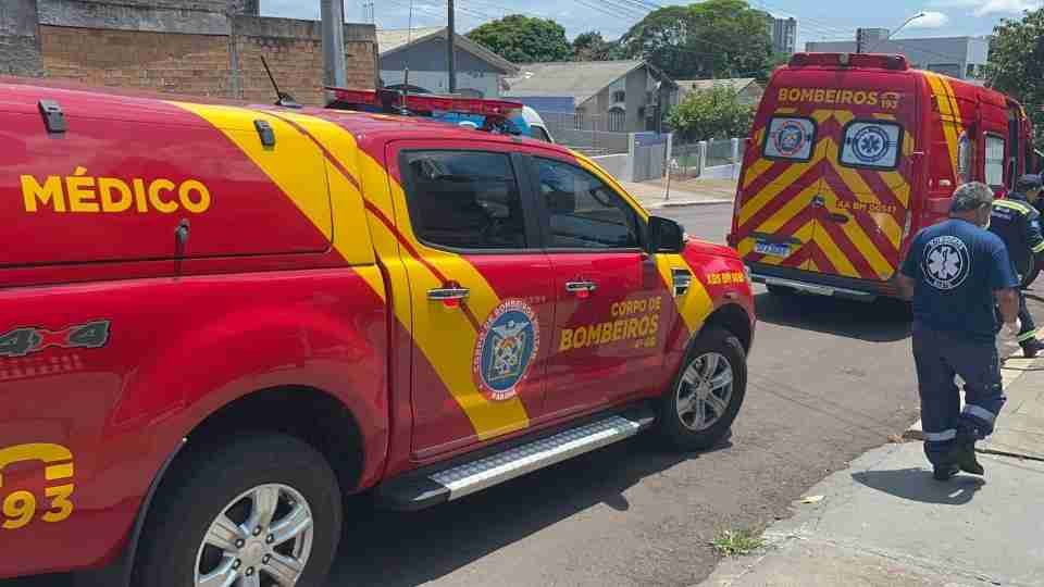 Pintor cai de escada, bate a cabeça e sofre convulsão em Cascavel - catve.com