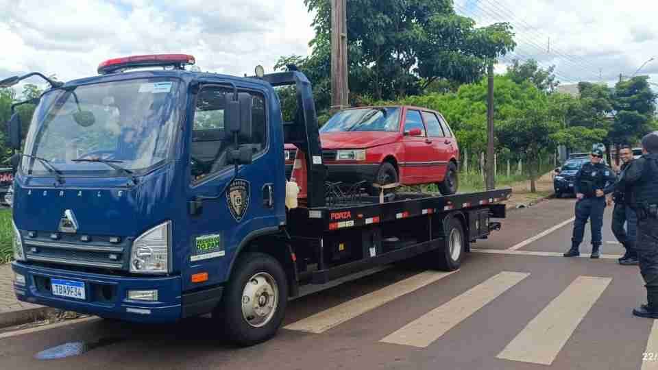 Guarda Municipal recupera carro furtado horas após crime em Cascavel - catve.com