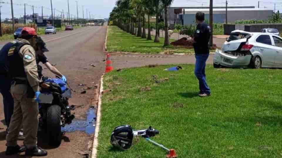 Motociclista morre em batida com carro na PR-574, em Cafelândia - catve.com