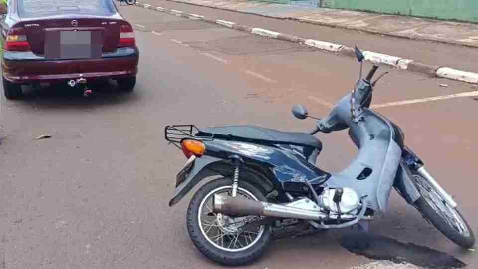 Motociclista sofre fratura em batida com carro em Toledo - catve.com