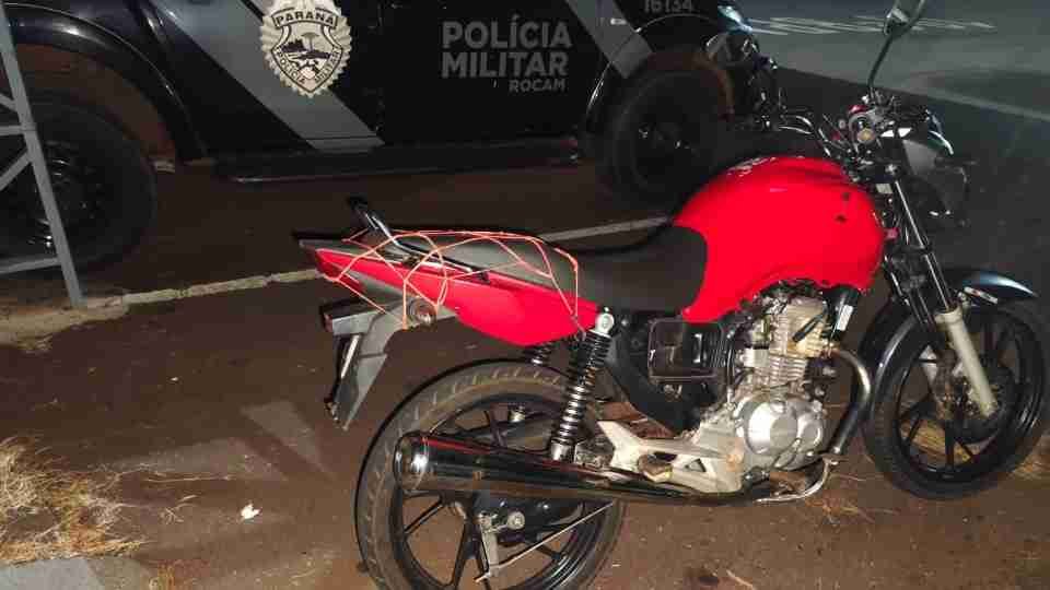 Motociclista sem CNH e sem placa é abordado em Toledo - catve.com