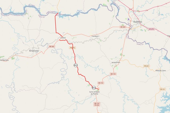 Edital para restaurar 53 km de rodovia entre Santo Antônio da Platina e Andirá tem vencedora