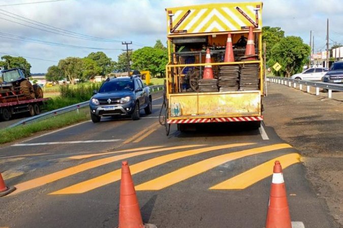PR-170 em Guarapuava recebe serviços de conservação de novo programa do DER/PR