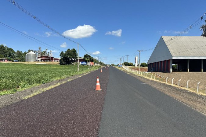 Rodovia entre Salto do Lontra e Santa Izabel do Oeste recebe serviços de conservação
