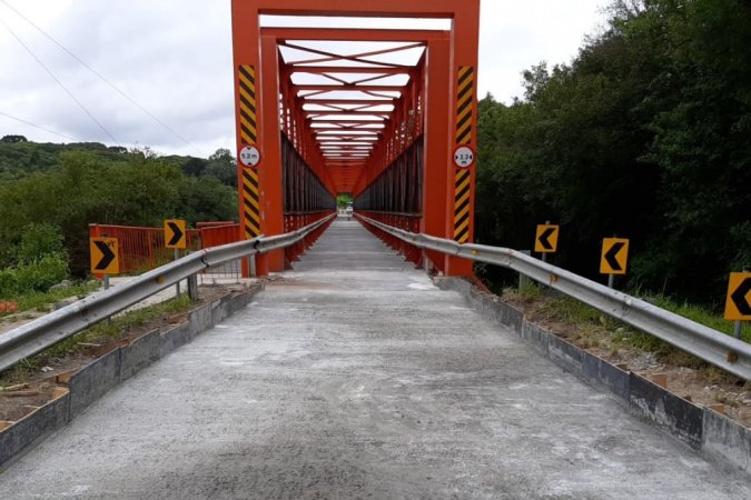 Ponte do Rio da Várzea continua interditada no período noturno até sexta-feira