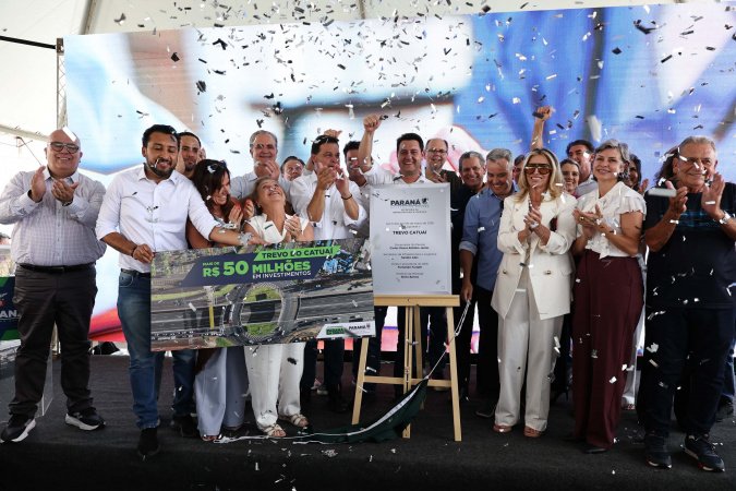 Com aporte de R$ 50 milhões, Ratinho Junior inaugura novo Trevo do Catuaí, em Maringá
