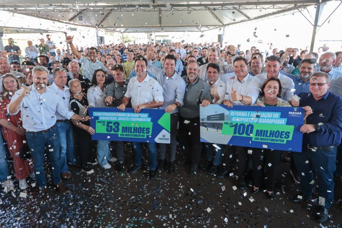 Com ampliação do aeroporto, governador anuncia pacote de R$ 190 milhões para Guarapuava